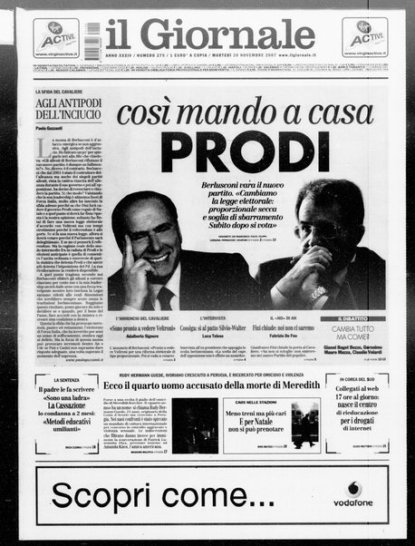 Il giornale : quotidiano del mattino